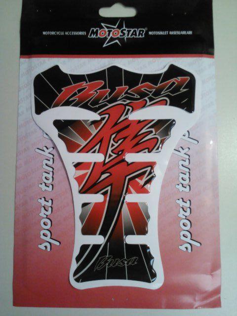 Hayabusa suzuki gsx-r1300 d8 fuel tank protector pad sticker red fire 