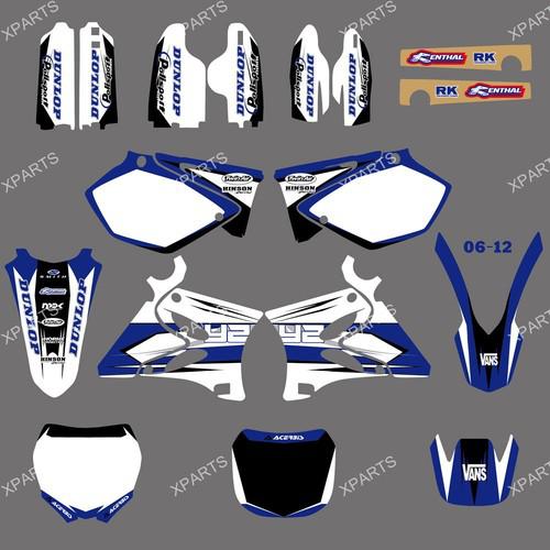 Graphics & backgrounds decals fit for yamaha yz125 yz250 2008 2009 2010 2011 12