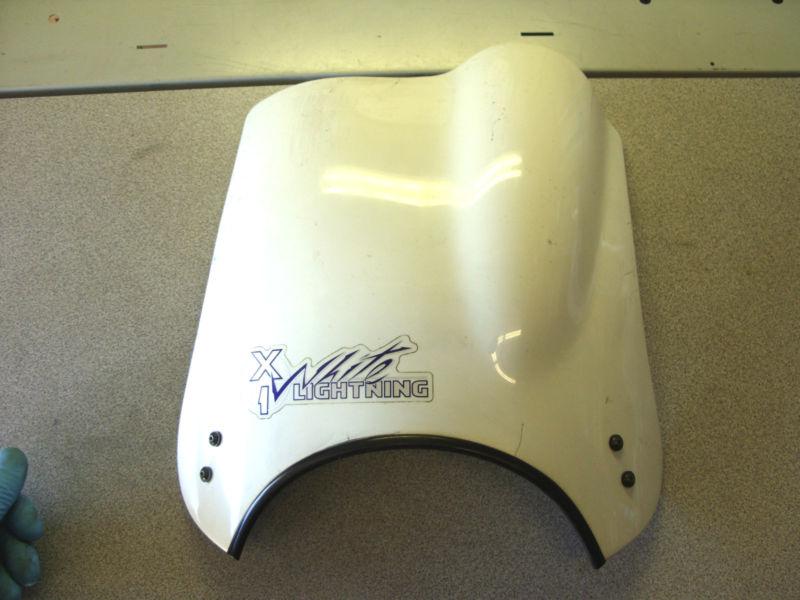 01 buell x1 white lightning oem windscreen 99 00 01 white