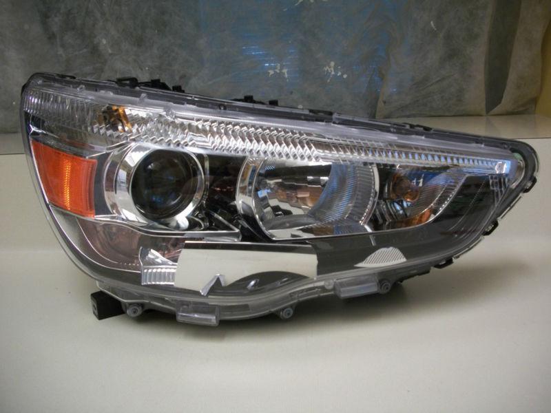 Mitsubishi outlander sport 10 11 12 13 headlight broken reflector oem hid xenon