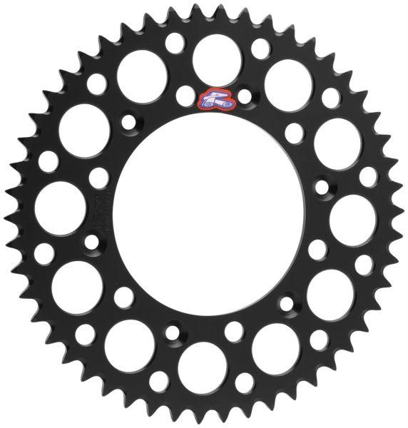 Renthal ultralight rear sprocket black 49t black 224u-520-49gpbk