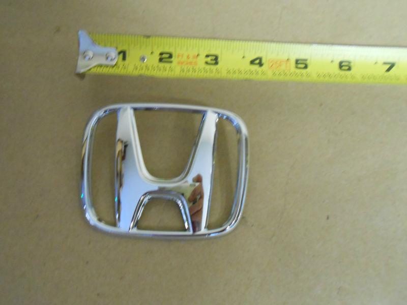 Oem honda 03-05 accord 2dr coupe or 06-11 civic ex dx lx rear "h" emblem new