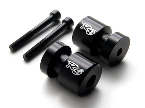 R6 logo black swingarm spool sliders motorcycle for yamaha fzs600 fz6 2005-2008