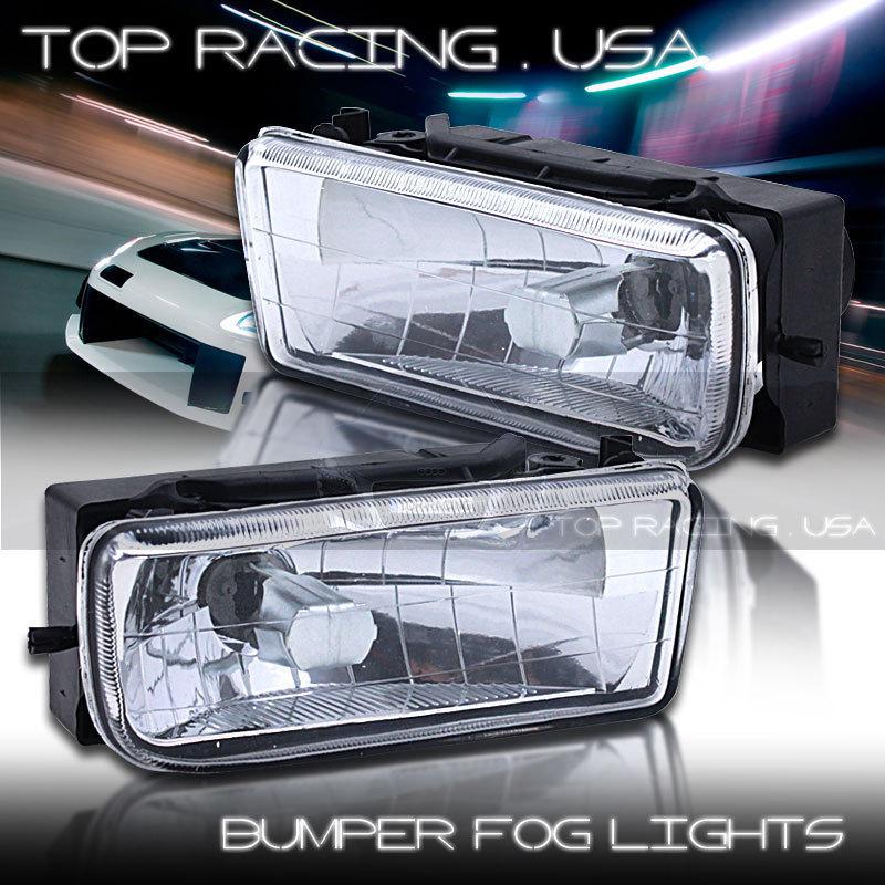 92-98 bmw e36 3-series ikon clear lens bumper fog lights