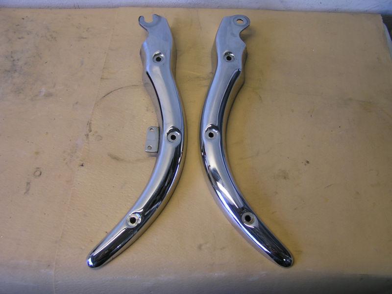 Honda vt750 ace left & right side rear fender support brackets grab rails oem 