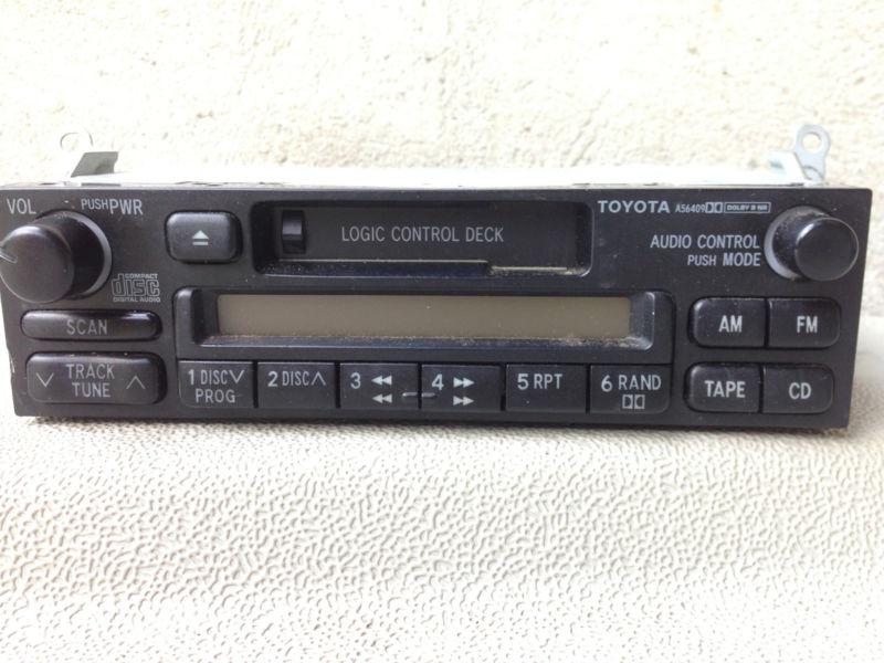 2002 toyota corolla am/fm cassette factory oem stereo  works great