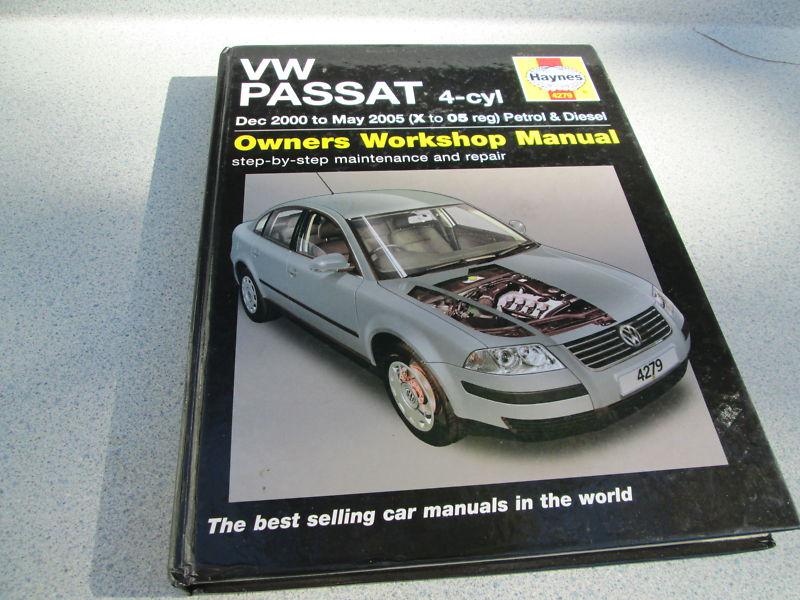 Haynes vw passat 2000-2005 gas diesel engine shop repair manual from uk