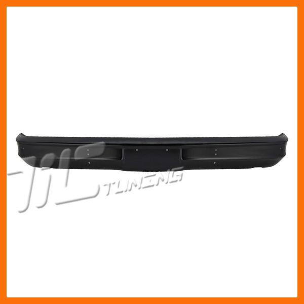 92-95 chevyvan g10 front bumper face bar gm1002178 black steel new w.guard holes