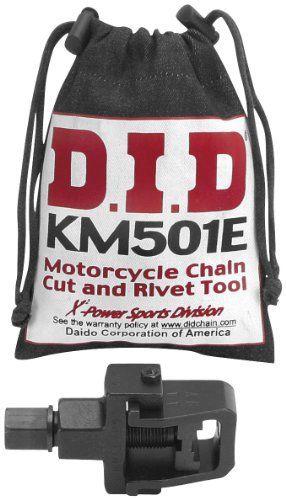New d.i.d km501e chain cut/press/rivet 520, 525, 530, 532 motorcycle chain tool