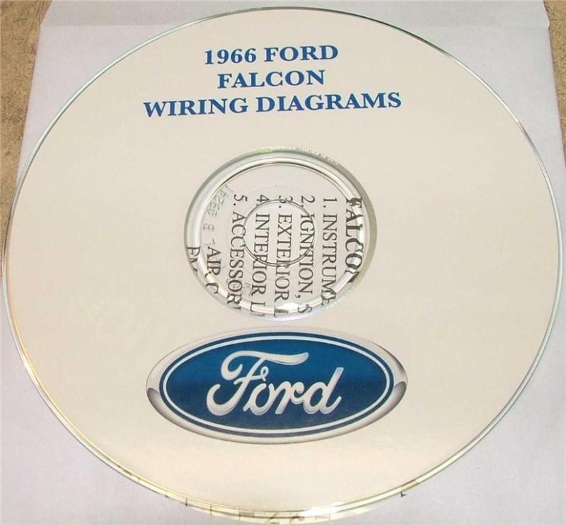 1966 ford falcon wiring diagram manual on cd