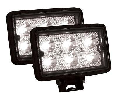 Anzo stealth vision led fog lights rectangular clear lens 881001