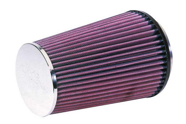 K&n rf-1008  round tapered universal air filter, has chrome cap  new..!! 