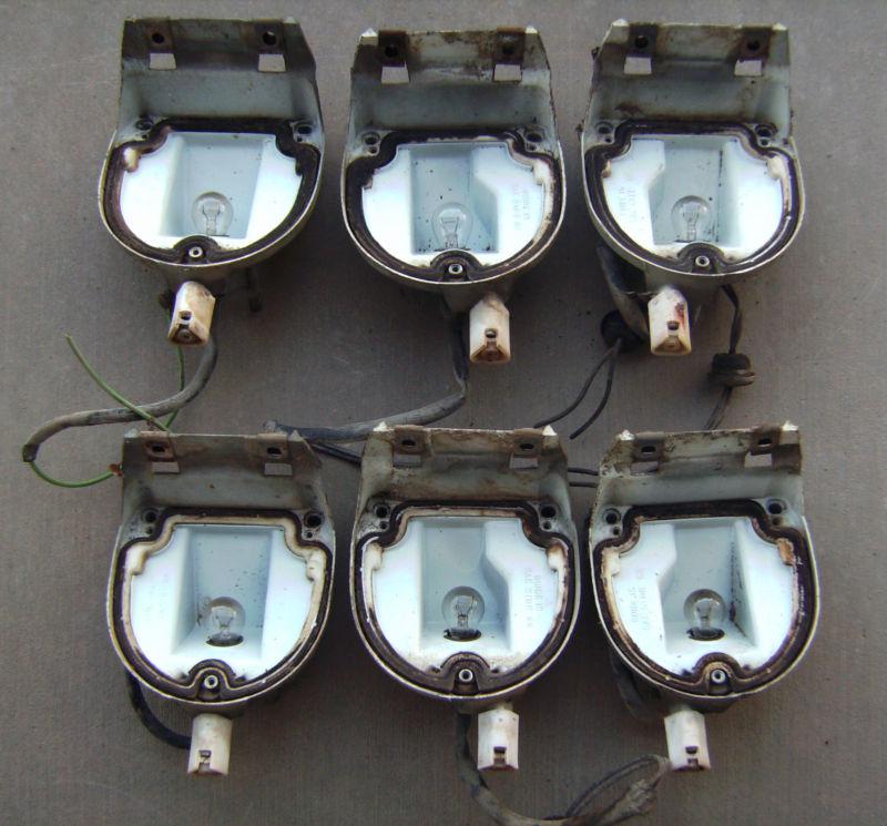 1968 impala caprice bel air tail light housing complete set of 6