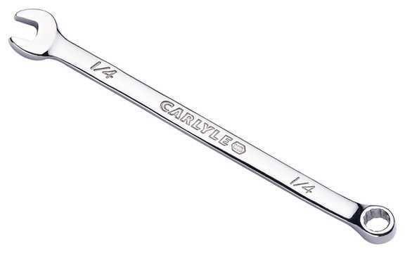 Carlyle hand tools cht cwfp108 - wrench, combination sae; 1/4""; 12; full polish