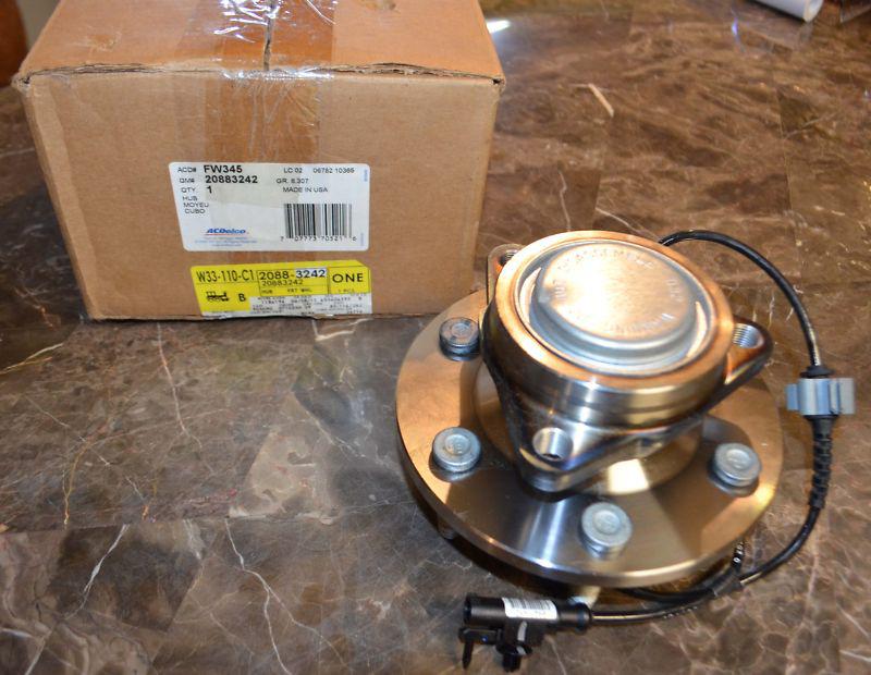 Front hub assy 07-13 chevrolet silverado tahoe gmc cadillac & more 2wd 22841380 