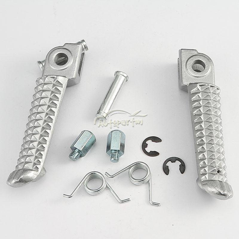 Motorcycle front rear foot pegs footrest set for yamaha yzf r1 r6 2004-10 05 06