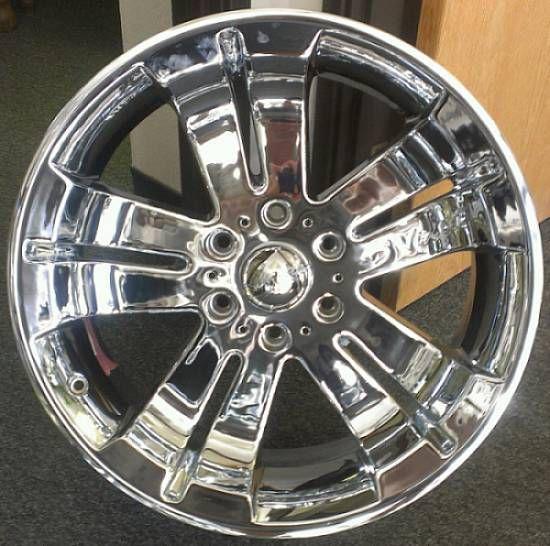 4 ~ 20x8.5 d'vinci zino chrome wheels 6x139.7 +10mm 