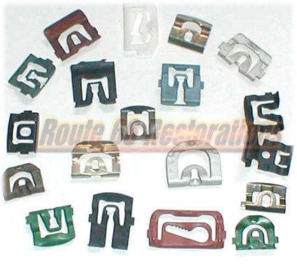 64 pontiac catalina rear glass moulding clips 1964