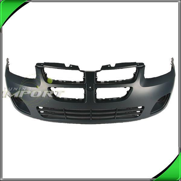 04-06 stratus front bumper cover replacement plastic primed paint-ready fog hole