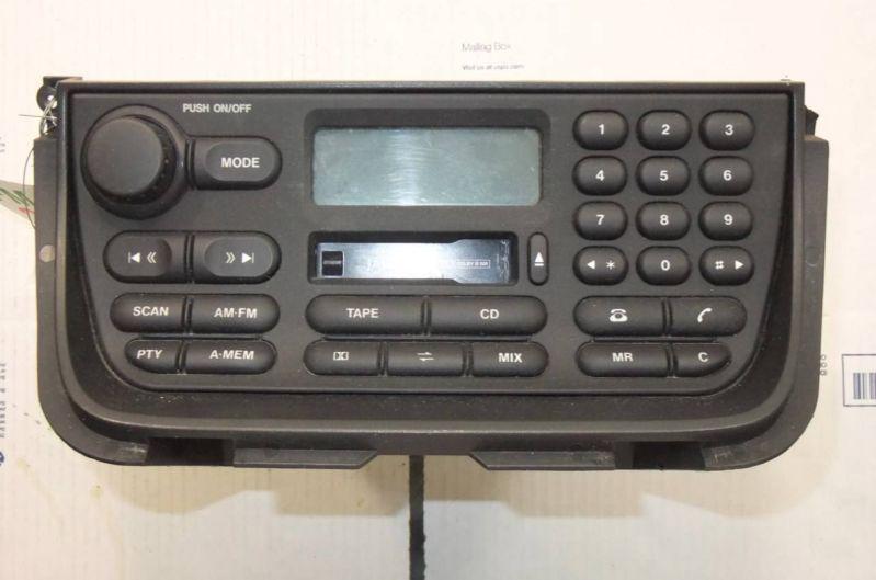 Radio am-fm-stereo cassette 1998 1999 jaguar xj8 lnc 6318 bb oem