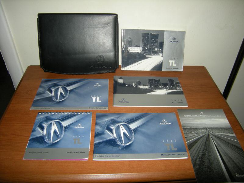 04 2004 acura tl owners manual with case