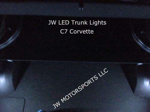 C7 corvette (2014) stingray trunk/rear hatch white led kit