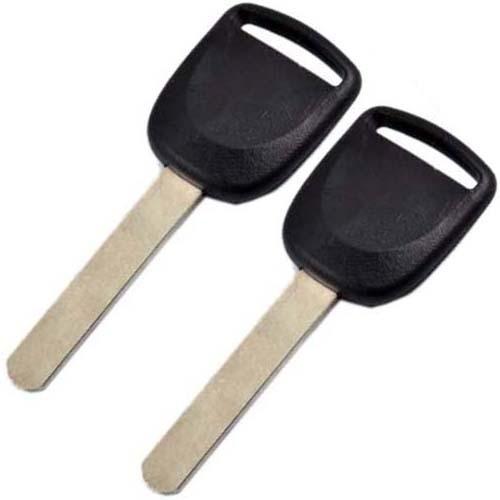 2pcs new uncut transponder key blank case fit for 2003-2006 honda element cr-v