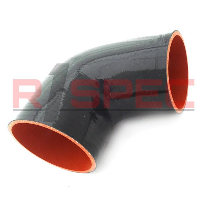 2-3 inch 90 degree turbo 4-ply silicone reducer hose