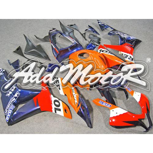 Injection molded fit 2007 2008 cbr600rr 07 08 blue repsol fairing 67n01