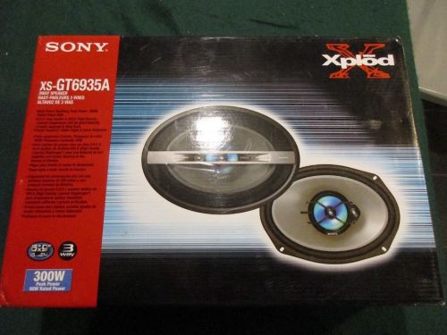 *new* (1)  sony xplod 3-way speaker xs-gt6935a hop cone woofer high density