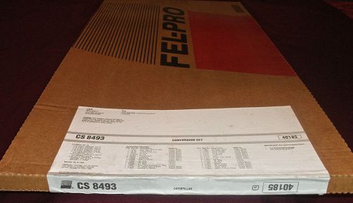 New fel-pro cs8493 engine gasket conversion set caterpillar v8, replaces 9l7566