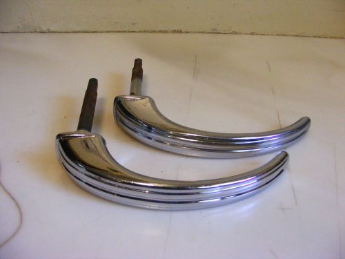 Vintage pair of original 1941-1948 chevy car exterior door handles gm cars