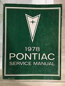 1978 pontiac service manual