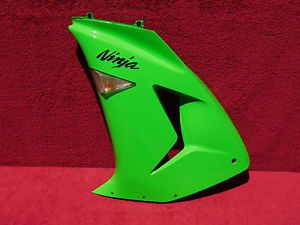 Left side cowling / fairing w/signal 06-07 zx10 ninja zx10r * oem body panel