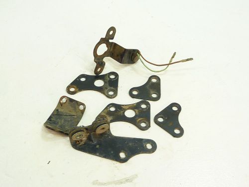 83 kawasaki klt250 prairie engine mounting bracket set / motor mount hangers