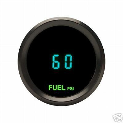 Dakota digital round high resolution fuel pressure gauge teal display odyr-10-2