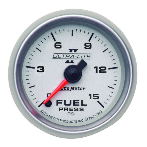 Auto meter 4961 ultra-lite ii; electric fuel pressure gauge