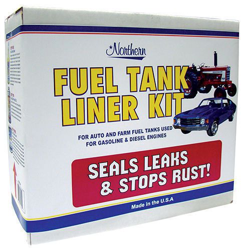 Fuel gas tank prep cleaner &amp; epoxy liner kit 12-20 gallon size northern rw0125-9