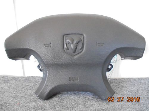 Dodge ram 1500 driver wheel air bag oem (charcoal)