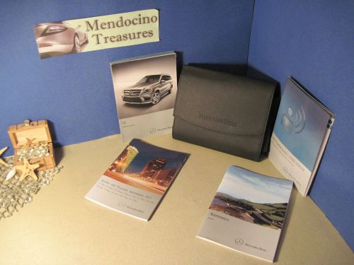 2013 mercedes gl350 gl450 gl550 owners manual and case &#034;free u.s. ship&#034; buy oem