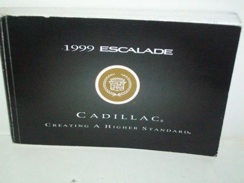 1999 cadillac escalade owners manual