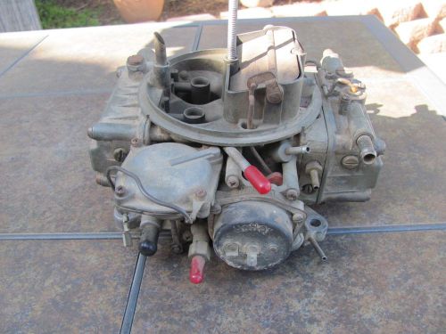 Holley 4160 list 7987 600cfm carb with adapter &amp; parts,electric choke,vacuum sec