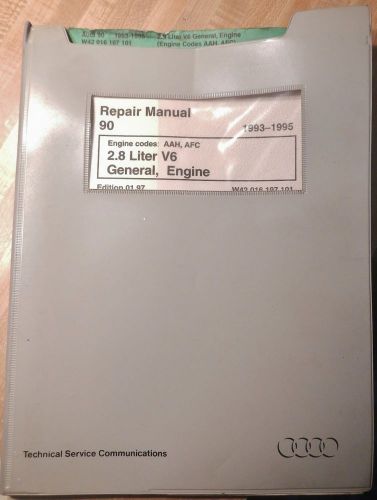 An audi technical reapair manual 2.8l v6 90 &#039;93-95