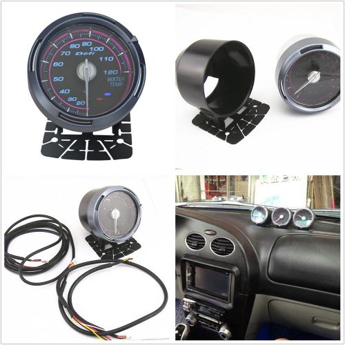 Car universal c2 2.7&#034; water temp temperature led performance gauge meter led jdm