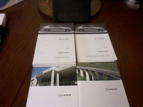 2008 lexus is 350/is 250 owners manual with case