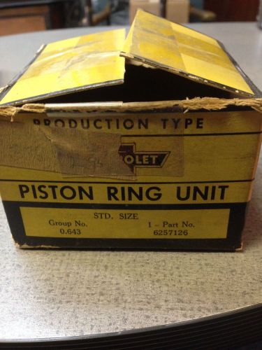 1960 oem nos chevrolet corvair piston ring set #6257126