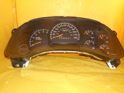 06 07 silverado sierra yukon speedometer instrument cluster 166,591