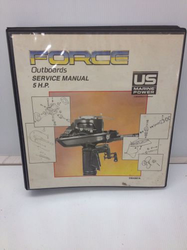 Force outboards service manual 5 hp ob4267a repair shop