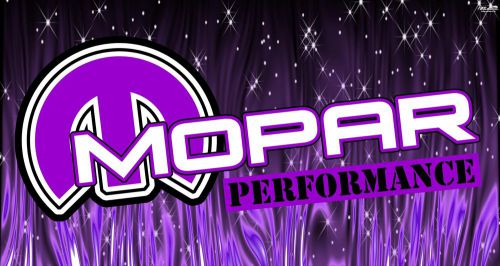 Mopar banner/flag plum crazy purple/garage sign 5x3&#039; flamed mopar performance
