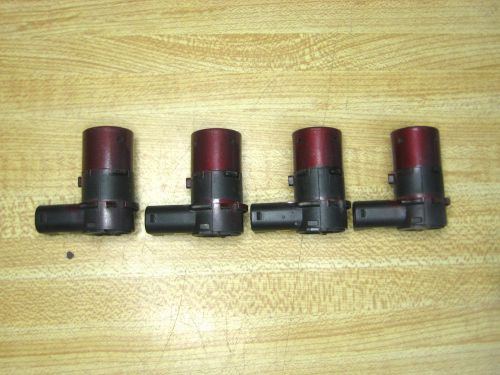 Set of 4 ford backup reverse parking park assist sensors bumper aid distance red